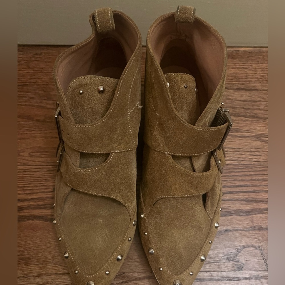 IRO Size 37 studded suede boot
